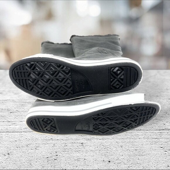 Converse All Star CT Beverly Womens Size 11 Gray Over Calf Winter Boots 525944C - Picture 6 of 10